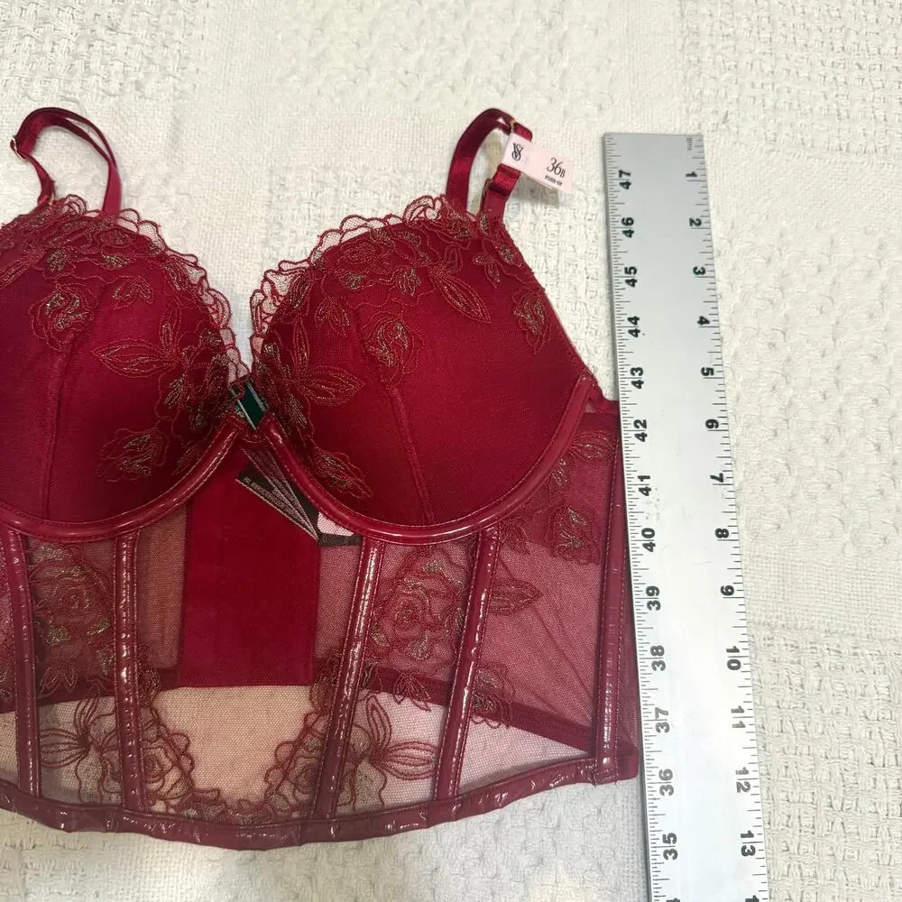 Victoria's Secret 36B Very Sexy Midnight Affair push-up corset BC 3181